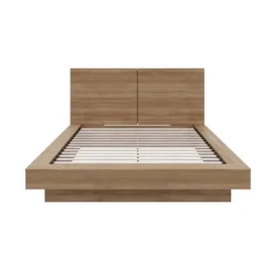 Queen Platform Bed with Headboard (60