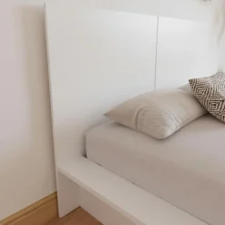 Queen Platform Bed with Headboard (60") - Nexera