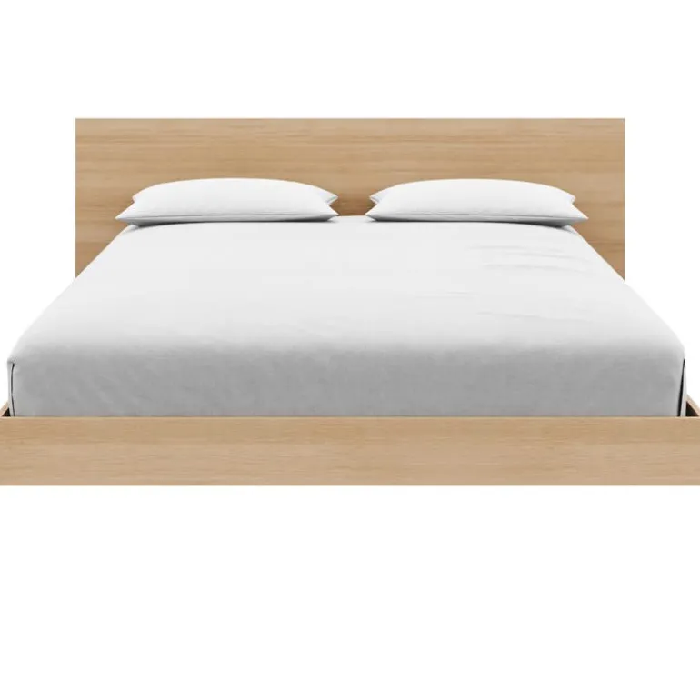 Queen Platform Bed with Headboard (60") - Nexera