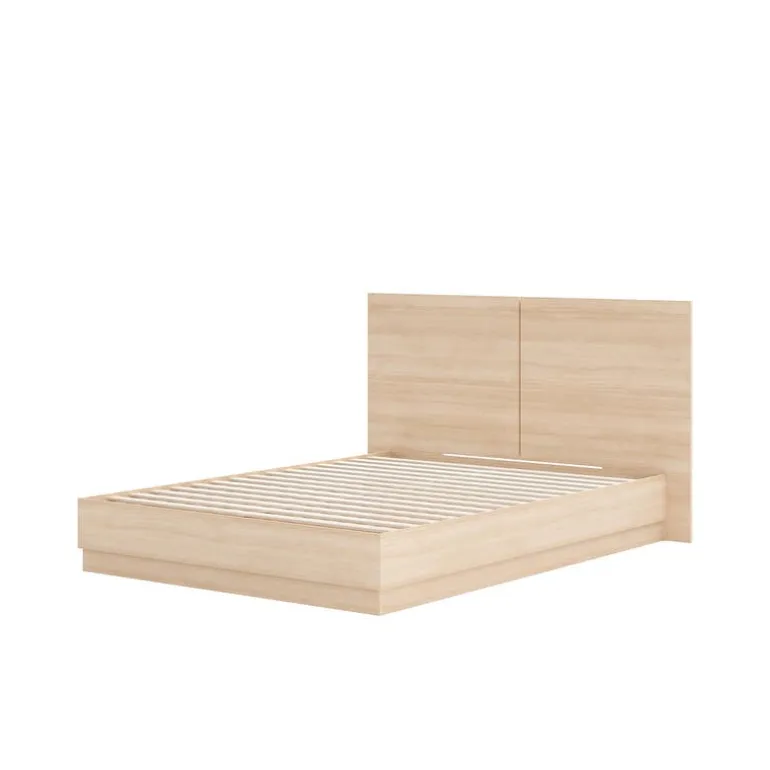 Queen Platform Bed with Headboard (60") - Nexera