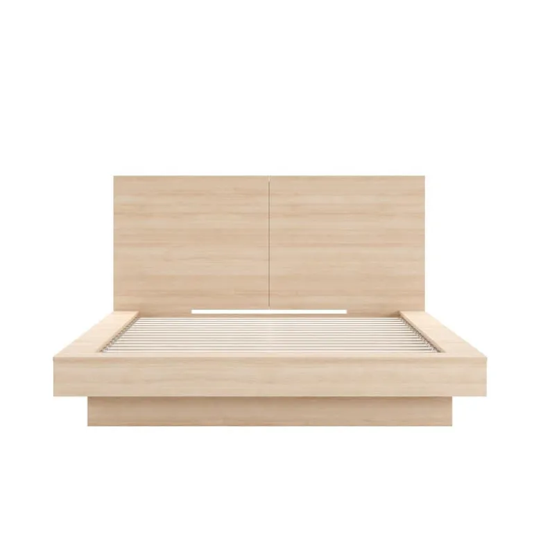 Queen Platform Bed with Headboard (60") - Nexera
