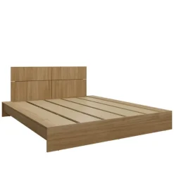 Queen Platform Bed with Headboard (60