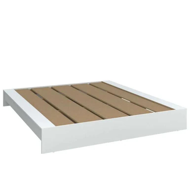 Queen Platform Bed with Integrated Bedside Tables (60")