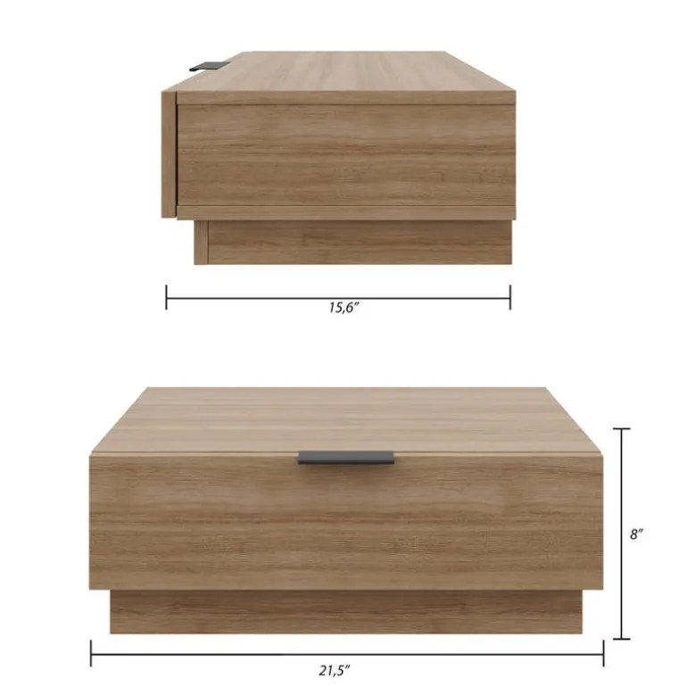 Queen Platform Bedroom Set (60") - 4 pcs - Nexera