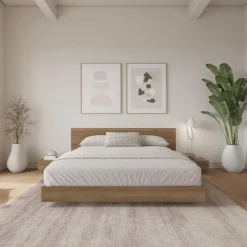 Queen Platform Bedroom Set (60") - 4 pcs - Nexera