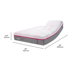 Queen Plush Split-Head Mattress-in-a-Box with Nano Pocket Coils - 60"