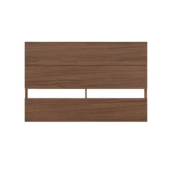 Queen Size Panel Headboard, Walnut - Nexera