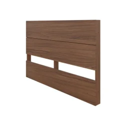 Queen Size Panel Headboard, Walnut - Nexera