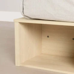Queen Storage Bed and Baskets (60