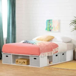 Queen Storage Bed and Baskets (60") - South Shore