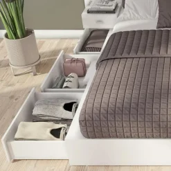 Queen Storage Bedroom Set with 6-Drawer Storage (60