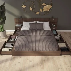 Queen Storage Bedroom Set with 6-Drawer Storage (60