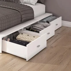 Queen Storage Bedroom Set with 6-Drawer Storage (60