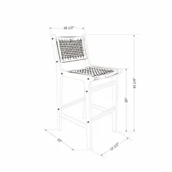 Rattan Stool - South Shore