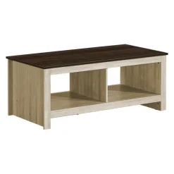 Rectangular Coffee Table with Storage 44