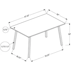 Rectangular Dining Table 48
