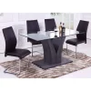 Rectangular Glass Dining Table 60"