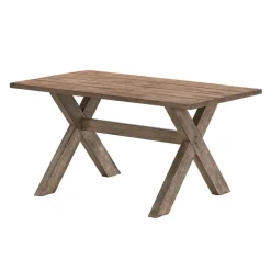 Rectangular Solid Wood Dining Table 59"