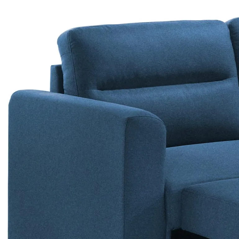Reversible Sectional Bed with Storage - Blue