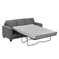 Reversible Sleeper Sofa with Chaise - Charcoal Grey