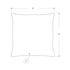 Satin Accent Pillow 18"