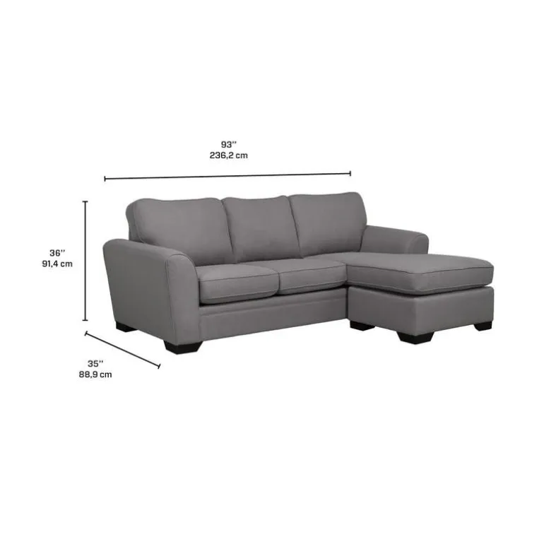 Sectional with Reversible Chaise