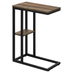Side table / c table - 1 storage shelf / rectangular - 25