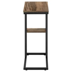 Side table / c table - 1 storage shelf / rectangular - 25