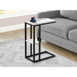 Side table / c table - 1 storage shelf / rectangular - 25