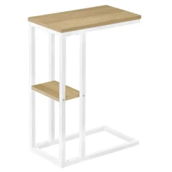 Side table / c table - 1 storage shelf / rectangular - 25