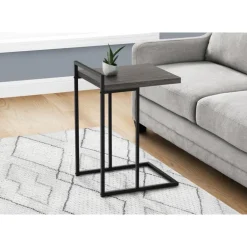 Side table / c table - thick-panel top / wide / rectangular - 25
