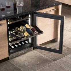 SILHOUETTE 24″ Built-in Wine Cellar Stainless 24