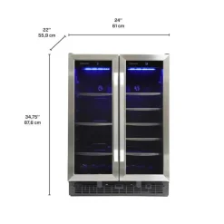 SILHOUETTE Wine Cooler Stainless 24