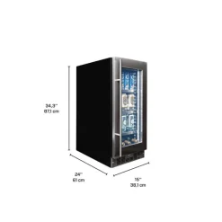 SILHOUETTE Wine Cooler Stainless 15