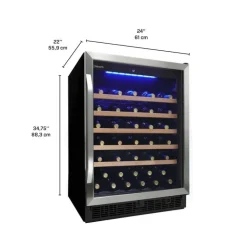 SILHOUETTE Wine Cooler Stainless 24