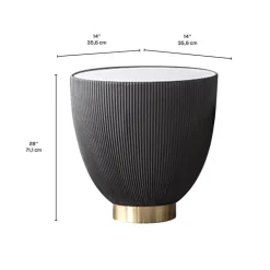 Sintered Stone Side Table