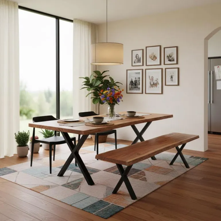 Solid Wood Bench - 84"