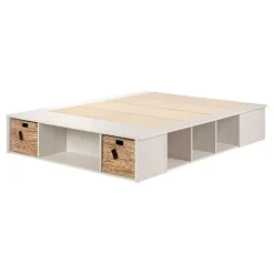 Storage Bed with Baskets (54") - South Shore