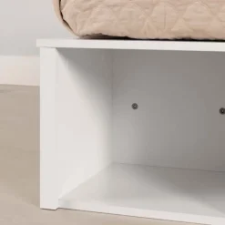 Storage Platform Bed With Baskets (78