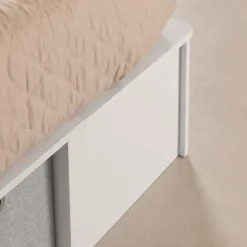 Storage Platform Bed With Baskets (78