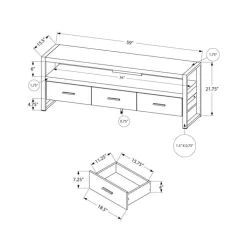 TV Stand 60" - Monarch