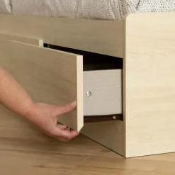 Twin Bed With 3-Drawer Storage (39