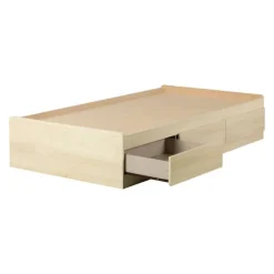 Twin Bed With 3-Drawer Storage (39