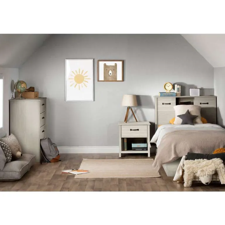 Twin Bed with 3-Drawer Storage (39") - South Shore