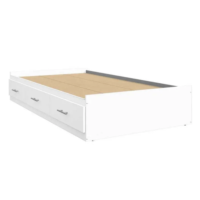 Twin Bed with 3-Drawer Storage (39")