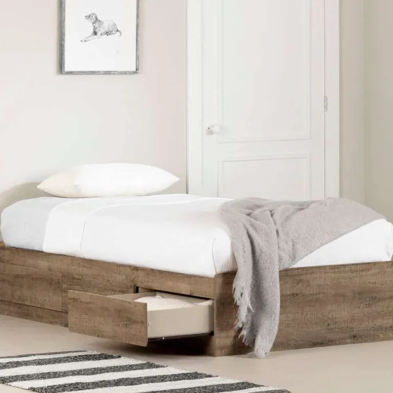 Twin Bed With 3-Drawer Storage (39") - South Shore