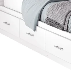 Twin Bed with 3-Drawer Storage and Headboard (39