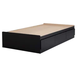 Twin Bed With 3-Drawer Storage (39