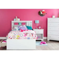 Twin Bookcase Headboard (39