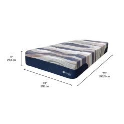 Twin Firm Mattress with Pocket Coils - 39